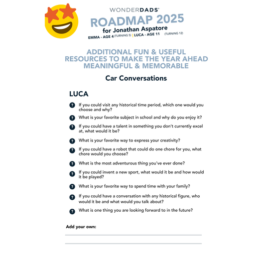 WonderDads Roadmap (Digital Only), $79 /year, 100% Best Investment Ever as a Dad, 30-Day Money Back Guarantee
