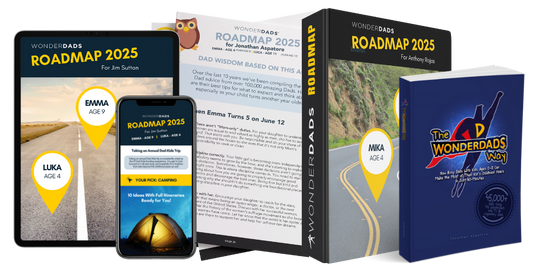 WonderDads Roadmap (GO VIP: Physical + Digital), $179 /year, 100% Best Investment Ever as a Dad, 30-Day Money Back Guarantee