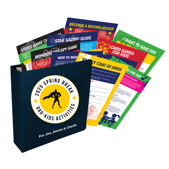 Spring Break Dad-Kids Activities Folder