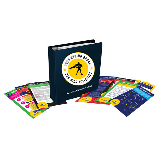 Spring Break Dad-Kids Activities Folder