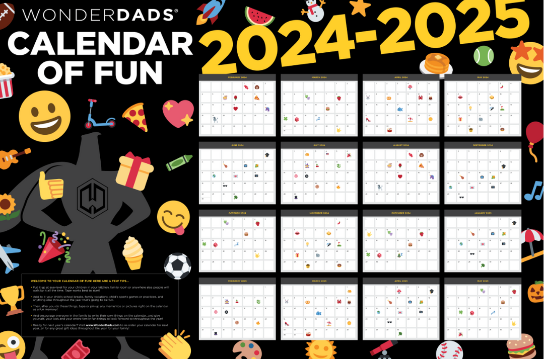 Dad-Kids Calendar of Fun 2024-2025